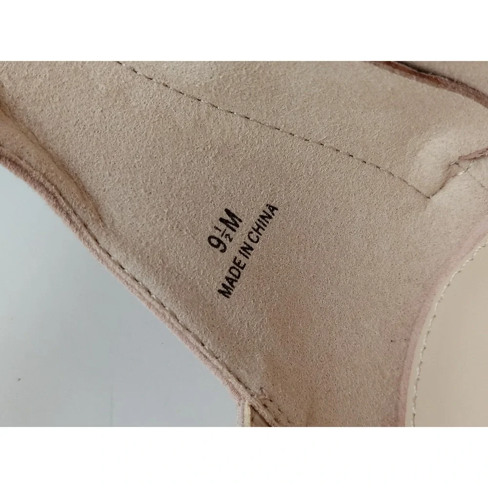 Pelle Moda Neela Platform Sandal, Blush Kid Suede, Women Size 9.5, NEW   $165